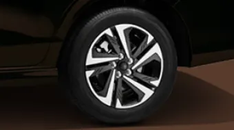 16" Alloy Rims with Rear Disc Brakes